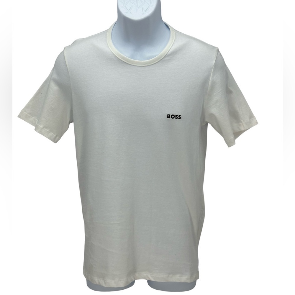 Boss Tagless Classic White Tee Shirt - size Small
